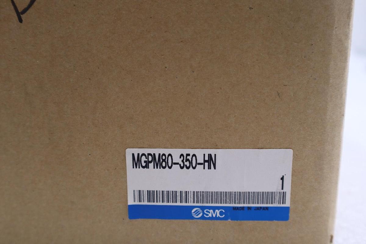 Used SMC MGPM80-350-HN COMPACT GUIDED PNEUMATIC CYCLINDER #1403-A