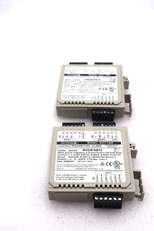 Used ACROMAG 841T-1500 INTELLIPACK TRANSMITTER ALARM MODULE #K-1806