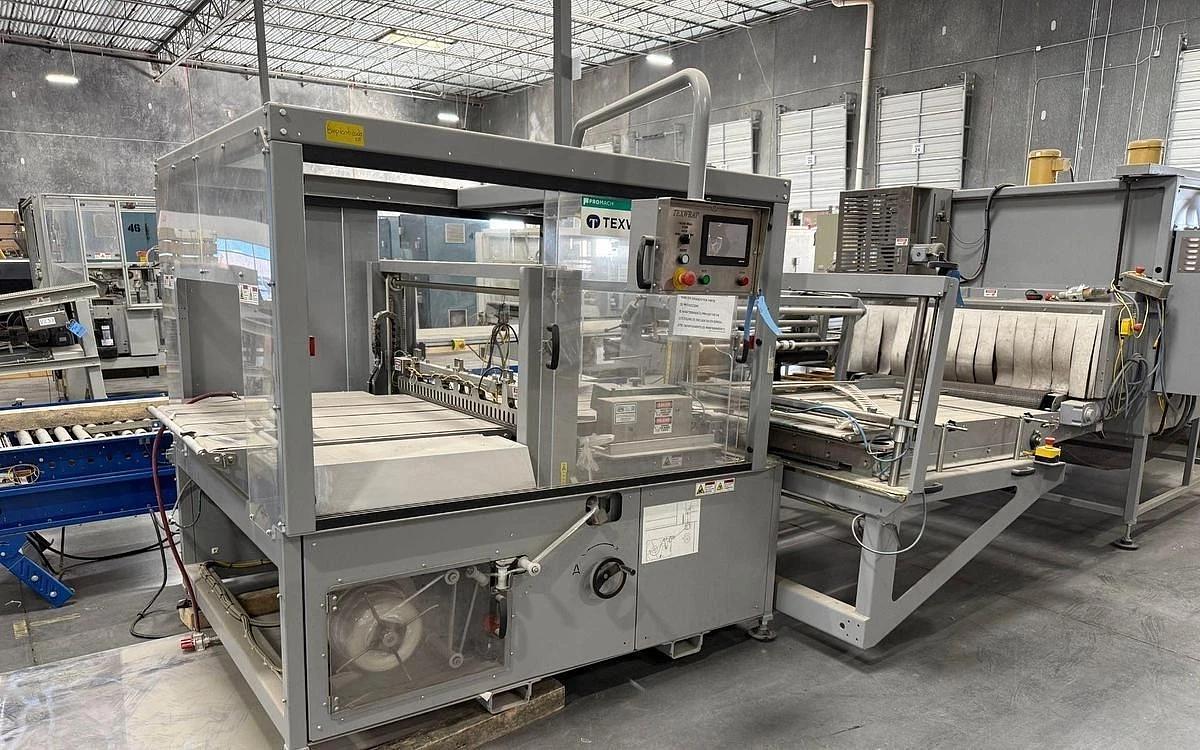 Used 36" TEXWRAP MODEL 3618ISSR SIDE SEAL AND STE-1348OCS HEAT TUNNEL SYSTEM 2021