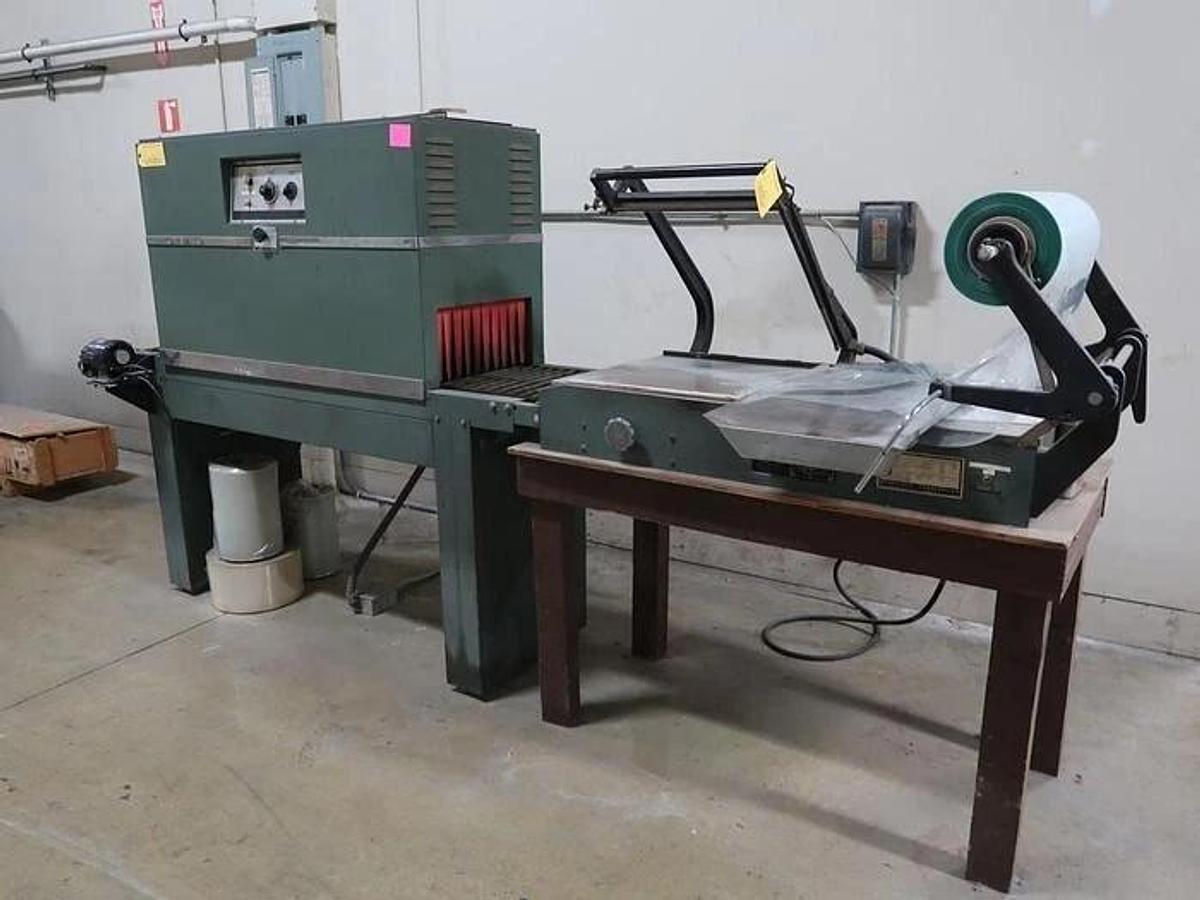Used WELDOTRON 6101 L BAR SEALER WITH HEAT TUNNEL