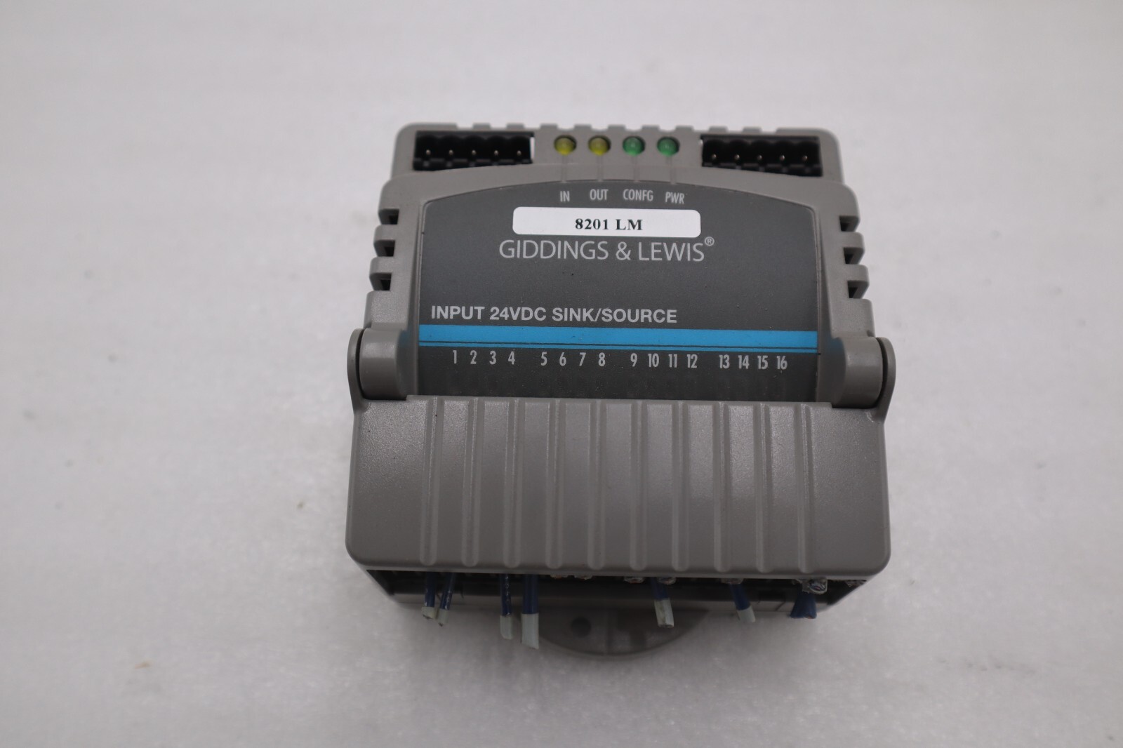 Used GIDDINGS & LEWIS M.1300.7372 R1 Input Module 24VDC SINK/SOURCE STOCK 645-D