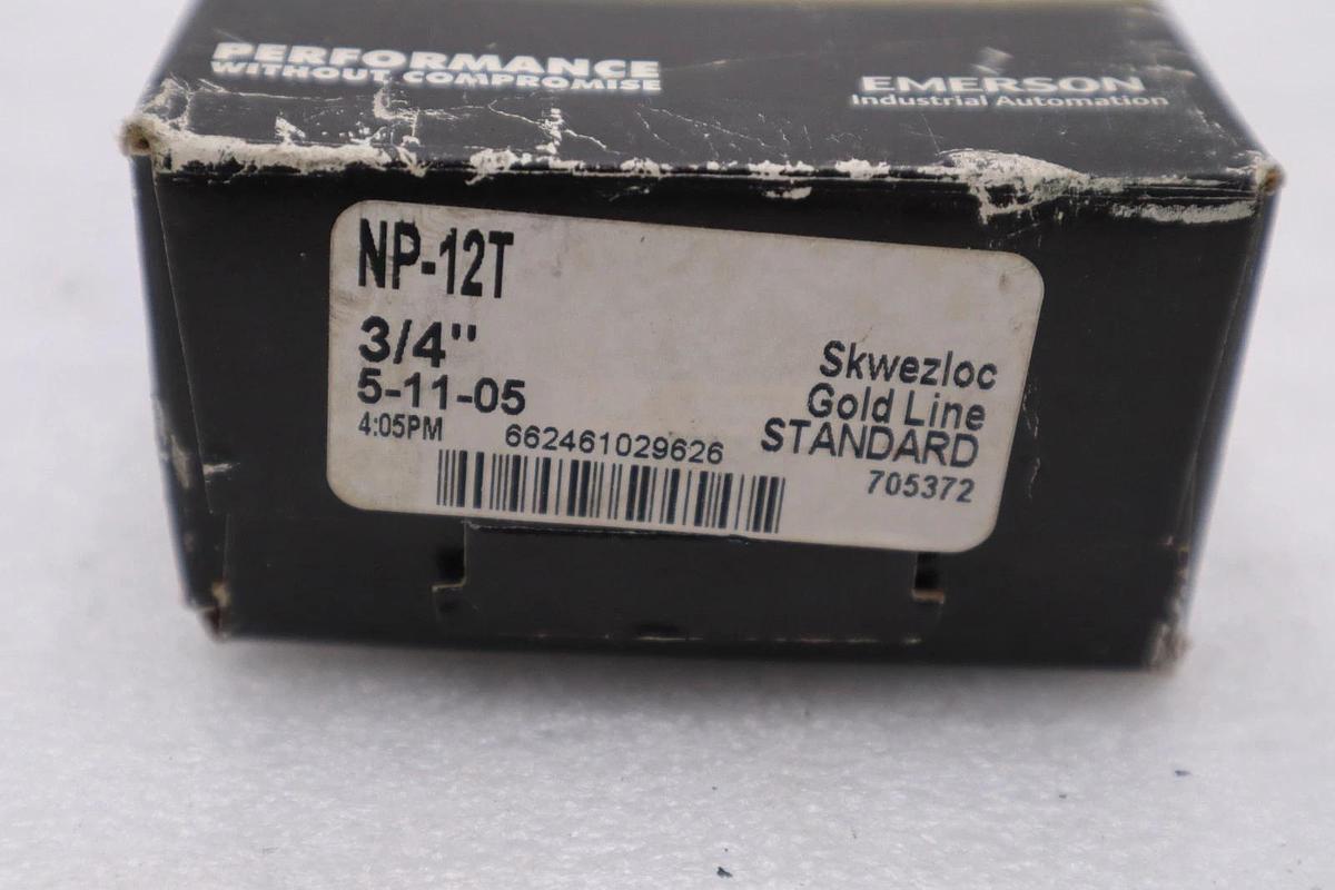 Used NEW OPEN BOX Sealmaster NP-12T Bearing 3/4" STOCK H927A