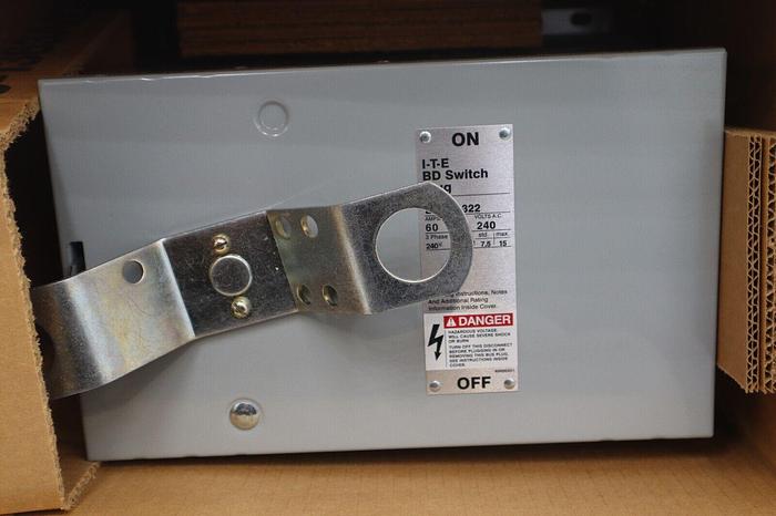 NEW SIEMENS BOS14322 BUS PLUG 3P 60AMP 240V STOCK 4203 783643700321