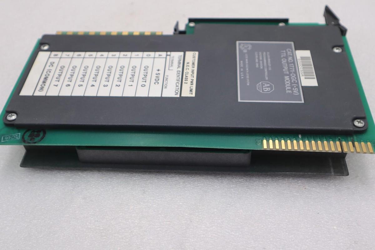 Used ALLEN-BRADLEY 17710G TTL OUTPUT MODULE +5V STOCK #3238