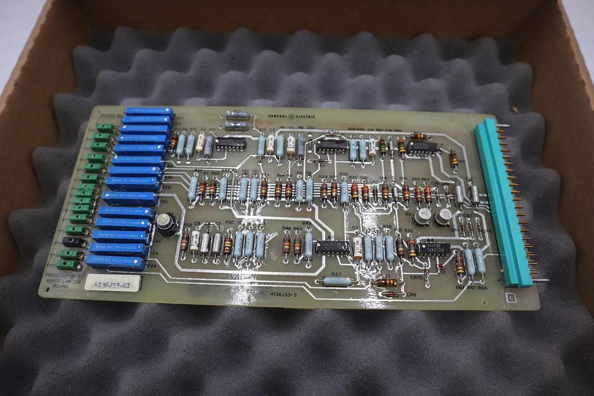 NEW GENERAL ELECTRIC 4136J53-G1 PRESS LIMITER BOARD STOCK G523