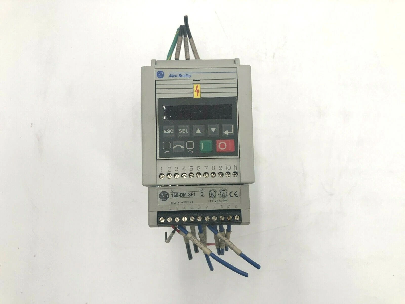 Used ALLEN BRADLEY 160-BA03NSF1P1 160BA03NSF1P1 SER C 0.75KW/1HP FRN 7.03 STOCK 1157