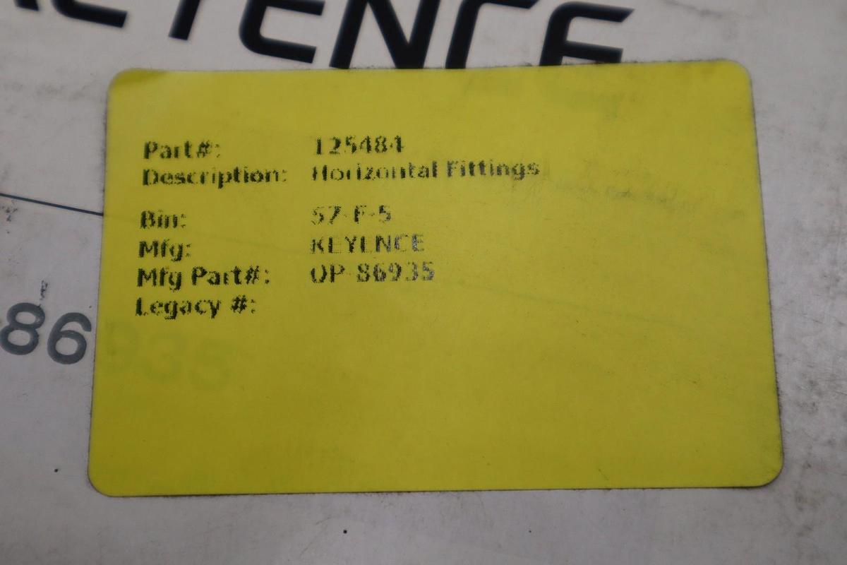Used NEW OPEN BOX KEYENCE OP-86935 Brackets STOCK K3993CC