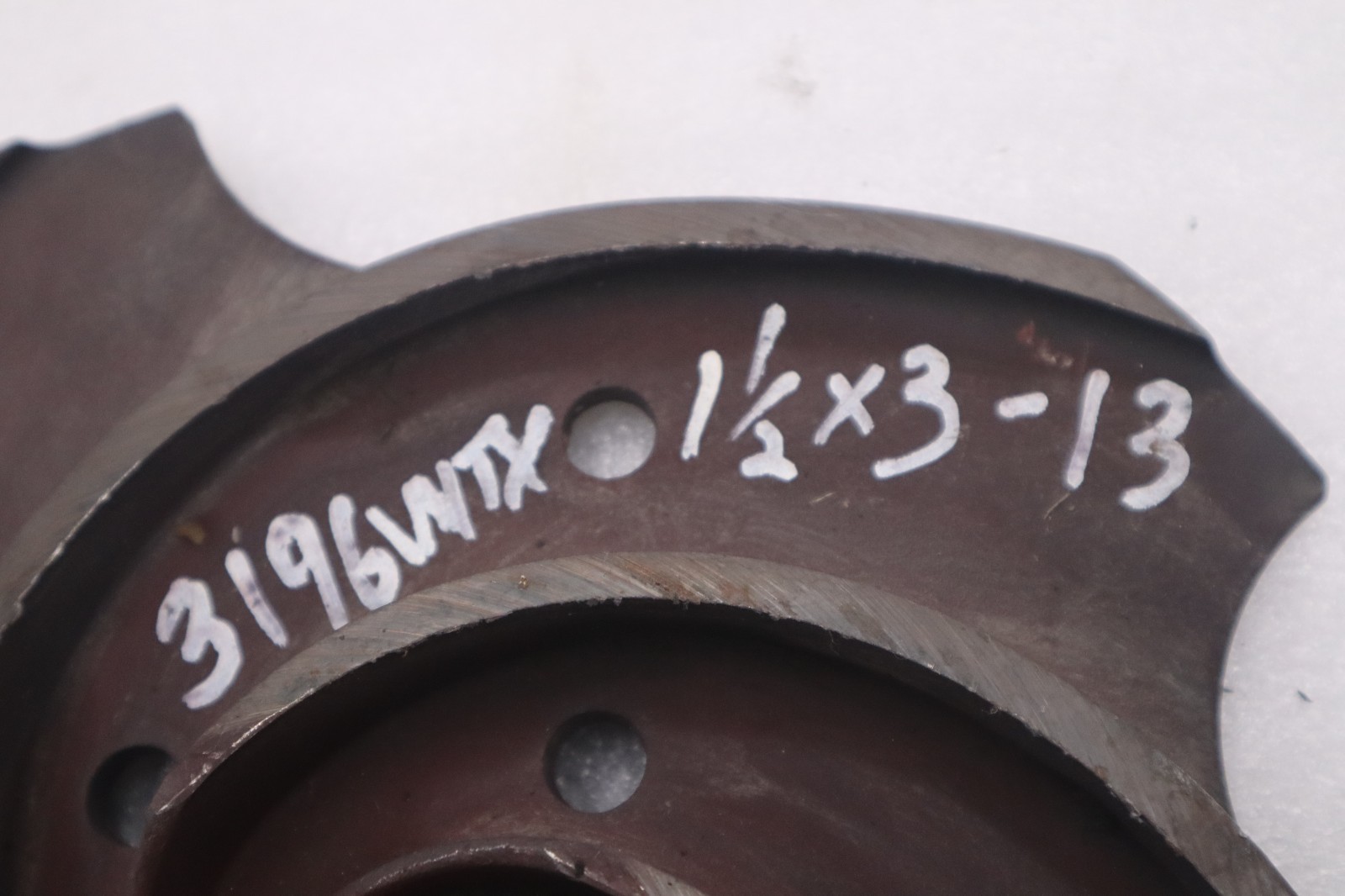 Used Goulds 3196 MTX Pump Impeller 5 Vane 1.5x3-13 316SS 12” STOCK G-428B