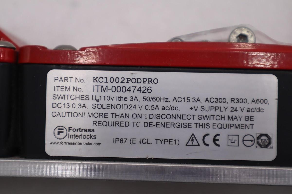Used Fortress Interlock KC1002PODPRO ITM-00047426 Lockout Switch STOCK 4932