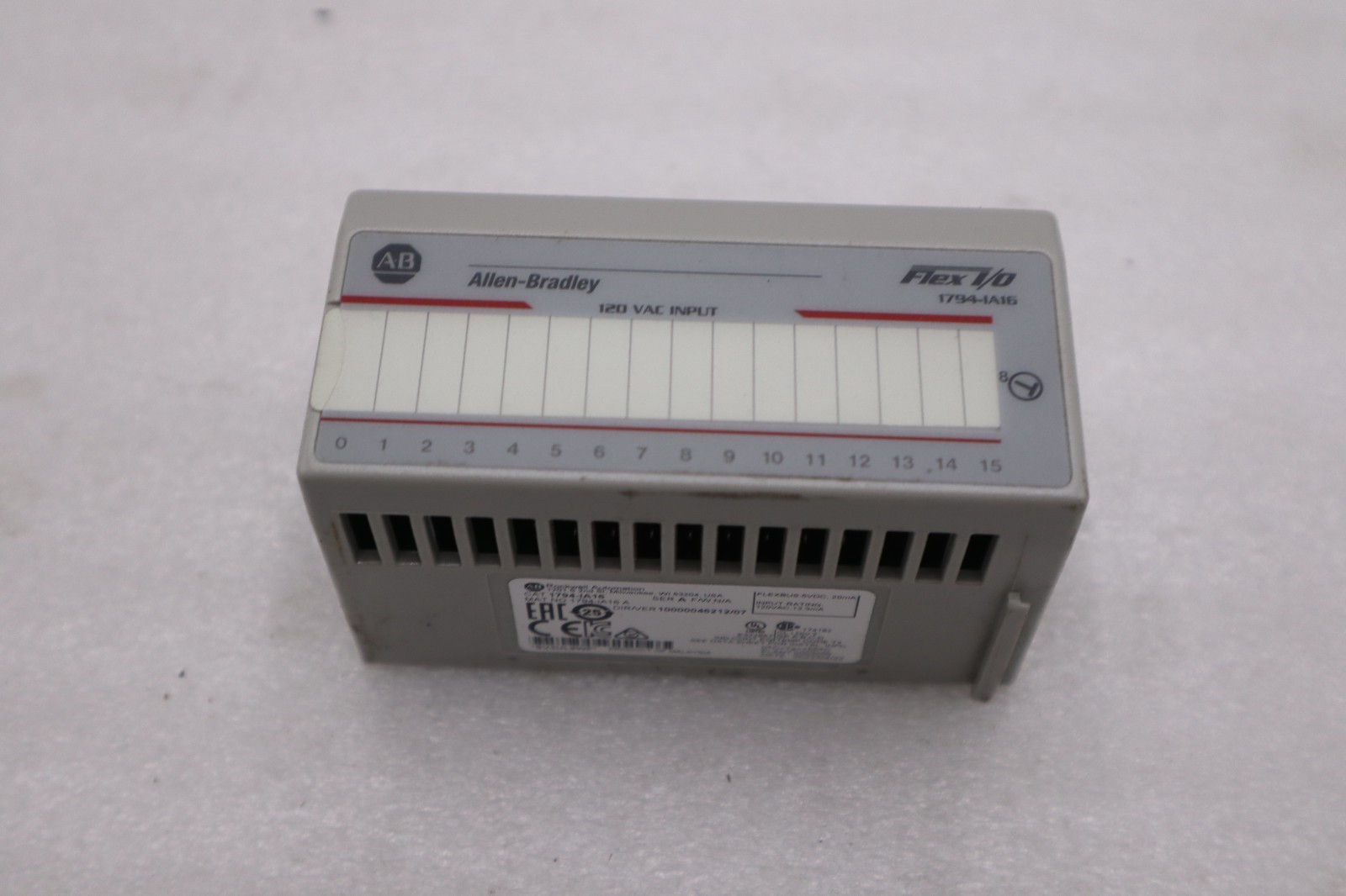 Used NEW OPEN BOX AB Allen Bradley 1794-IA16  Input Module  1794-IA16 STOCK K2108CC