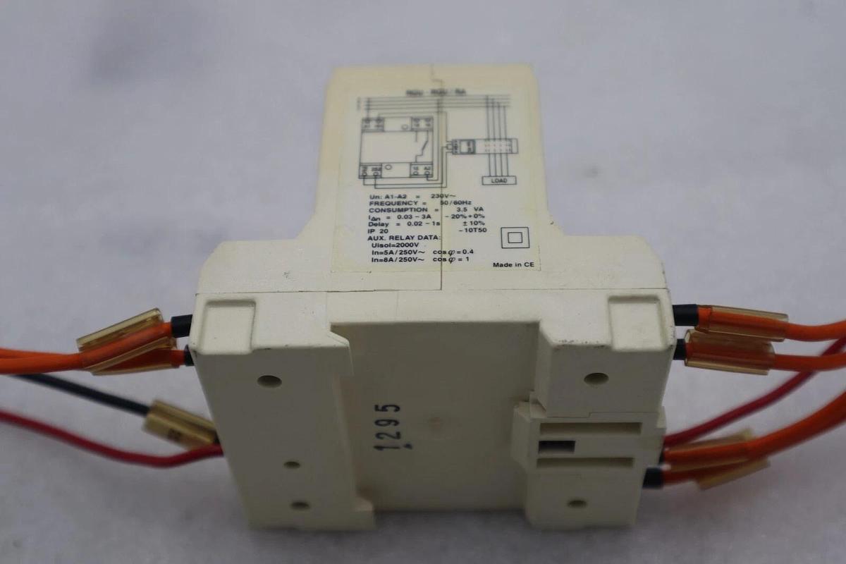 Used ABB TYPE RGU-RGU/RA Earth Leakage Overload Short Circuit Protection STOCK K-3828