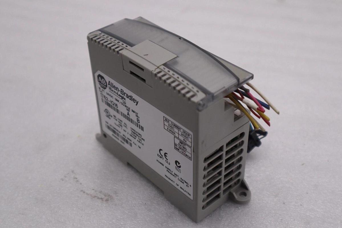 Used ALLEN BRADLEY 1762-IQ16 SER B MicroLogix 24VDC Input Module STOCK L-491C