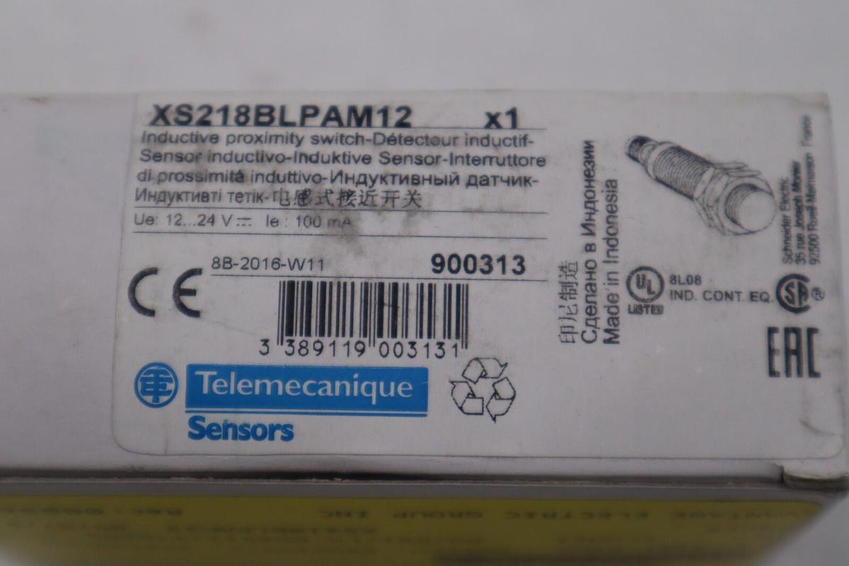 TELEMECANIQUE SENSORS XS218BLPAM12 Inductive Cylinder Prox Sensor STOCK G861A