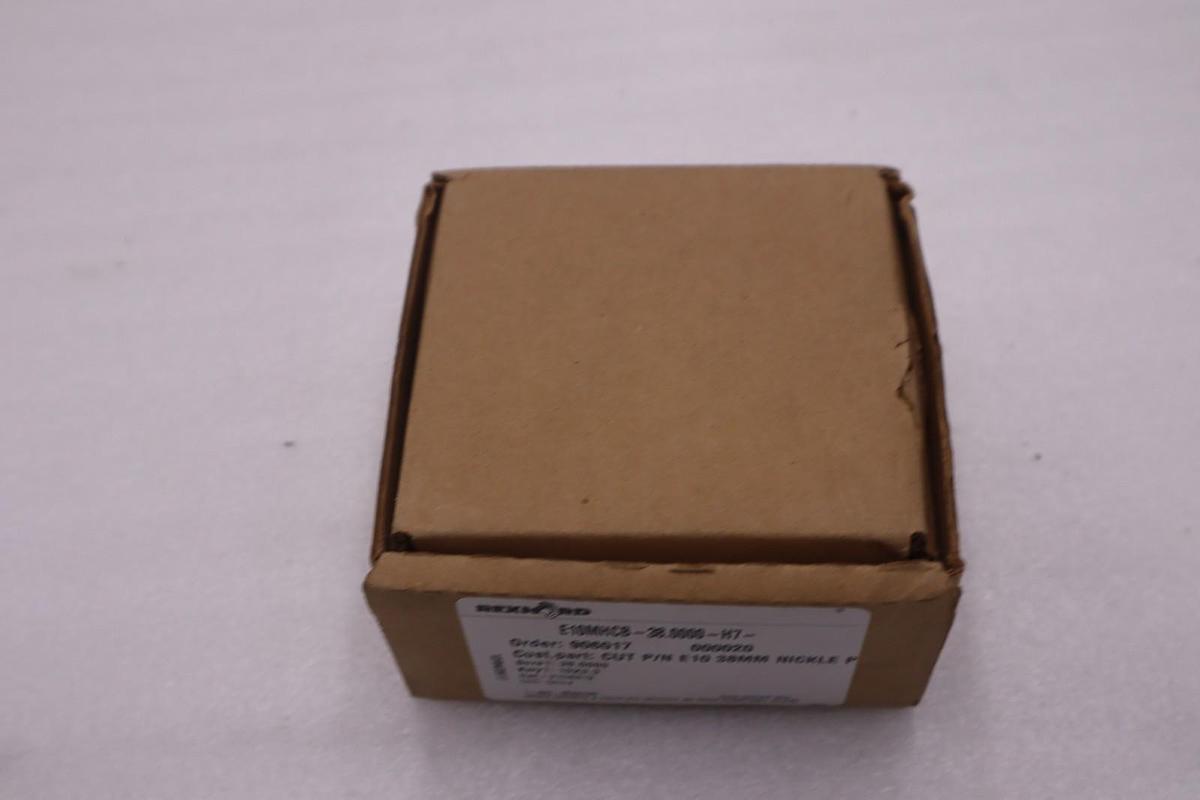 Used REXNORD E10MHCB 91040012 CUT P/N E10 38MM NICKLE STOCK #3287A