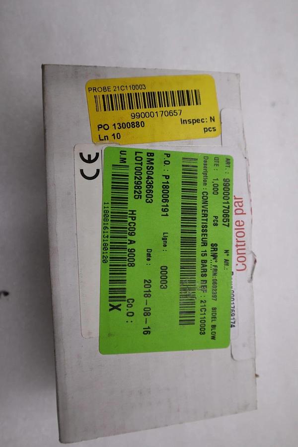 Used NEW Ateliers Francois AF 21C110003 Convertisseur Press Pressure Sensor #H740A