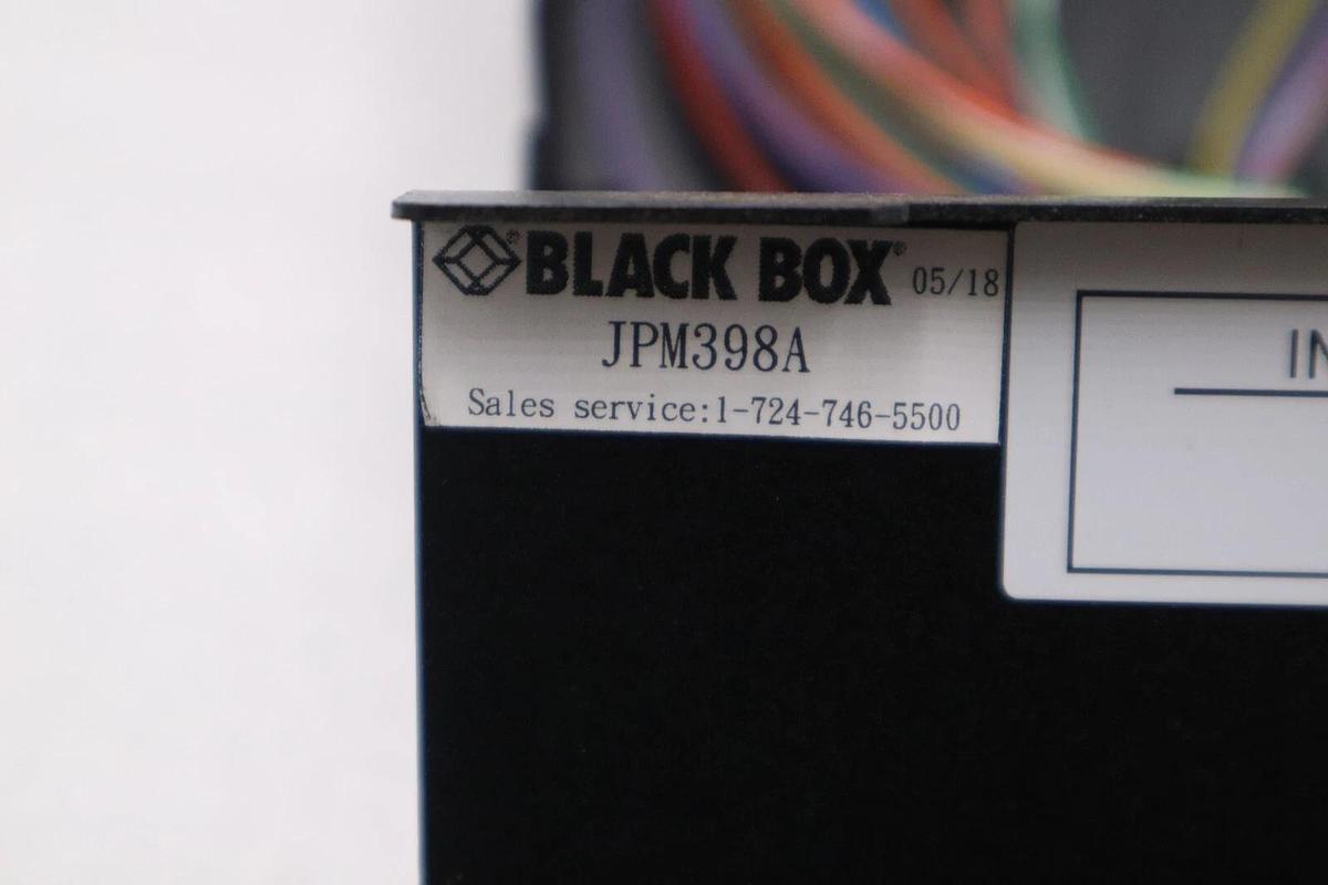 Used Black Box JPM398A JPM39 Series DIN Rail Mini Fiber Enclosure STOCK K-1117-A