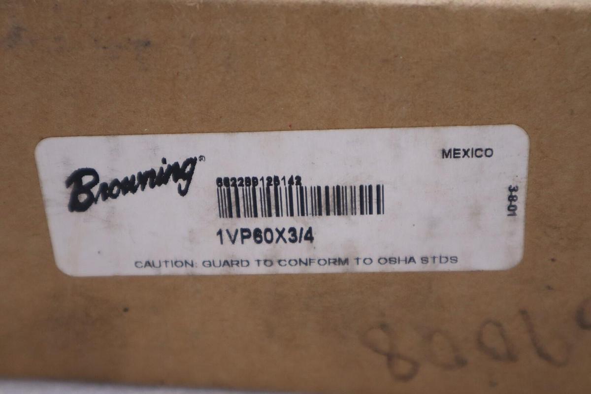 NEW BROWNING 1VP60X3/4 / 1VP60X34 PULLEY SINGLE GROOVE STOCK H696A