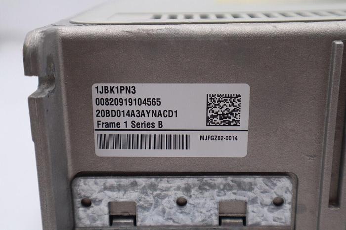 Used ALLEN-BRADLEY 20BD014A3AYNACD1 POWERFLEX 700 SERIES B STOCK #2802