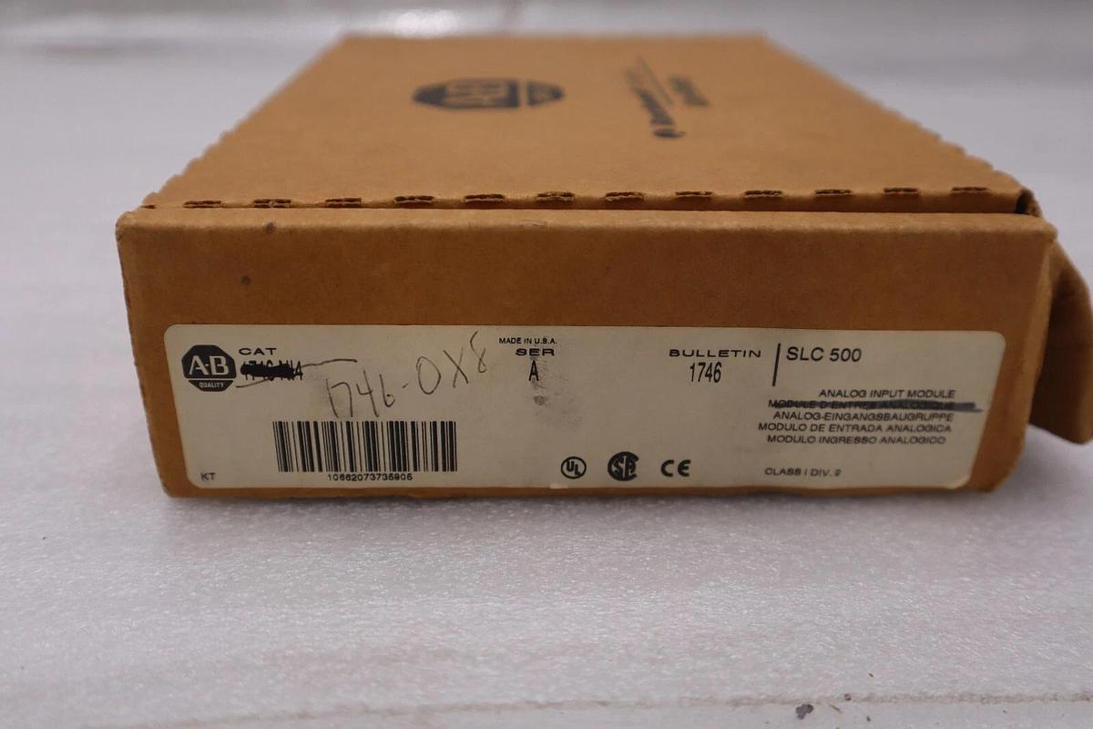 Used NEW OPEN BOX  Allen-Bradley 1746-OX8 SLC 500 Output Module 1746-0X8 STK H275