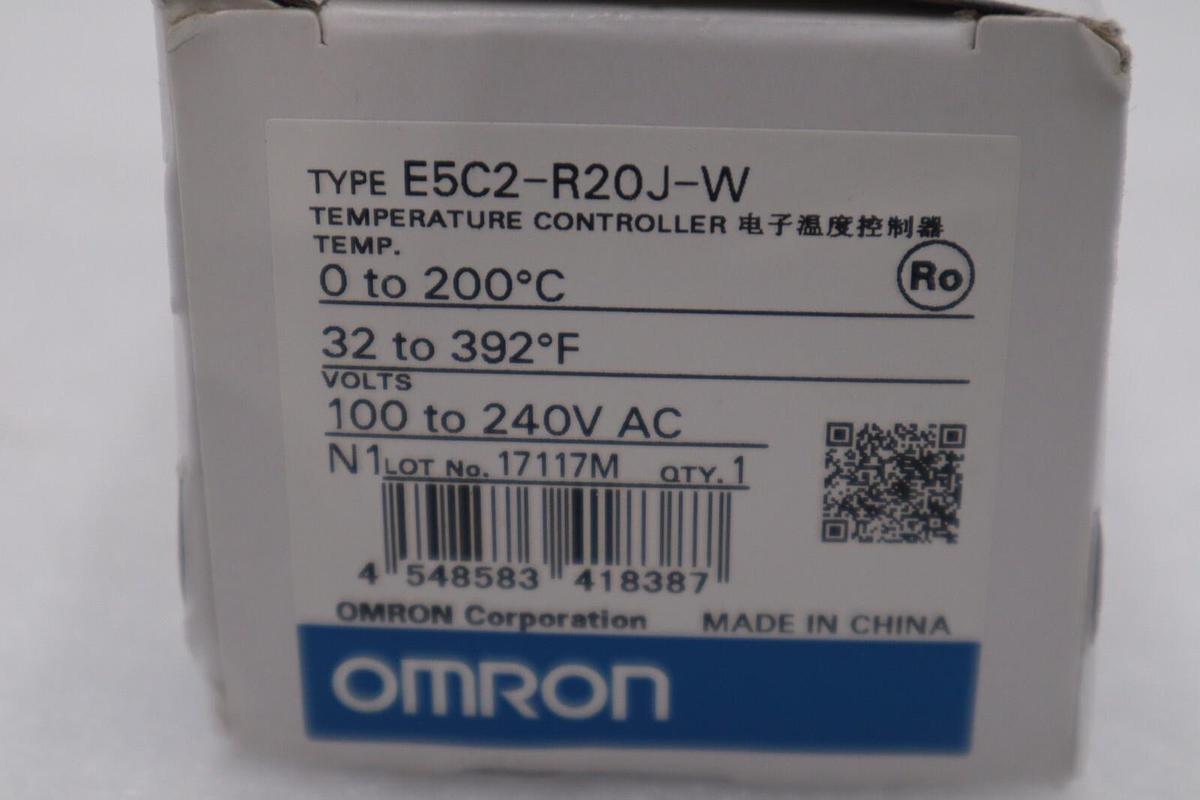 Used NEW OPEN BOX OMRON E5C2-R20J-W TEMPERATURE CONTROLLER E5C2R20JW STK G686A