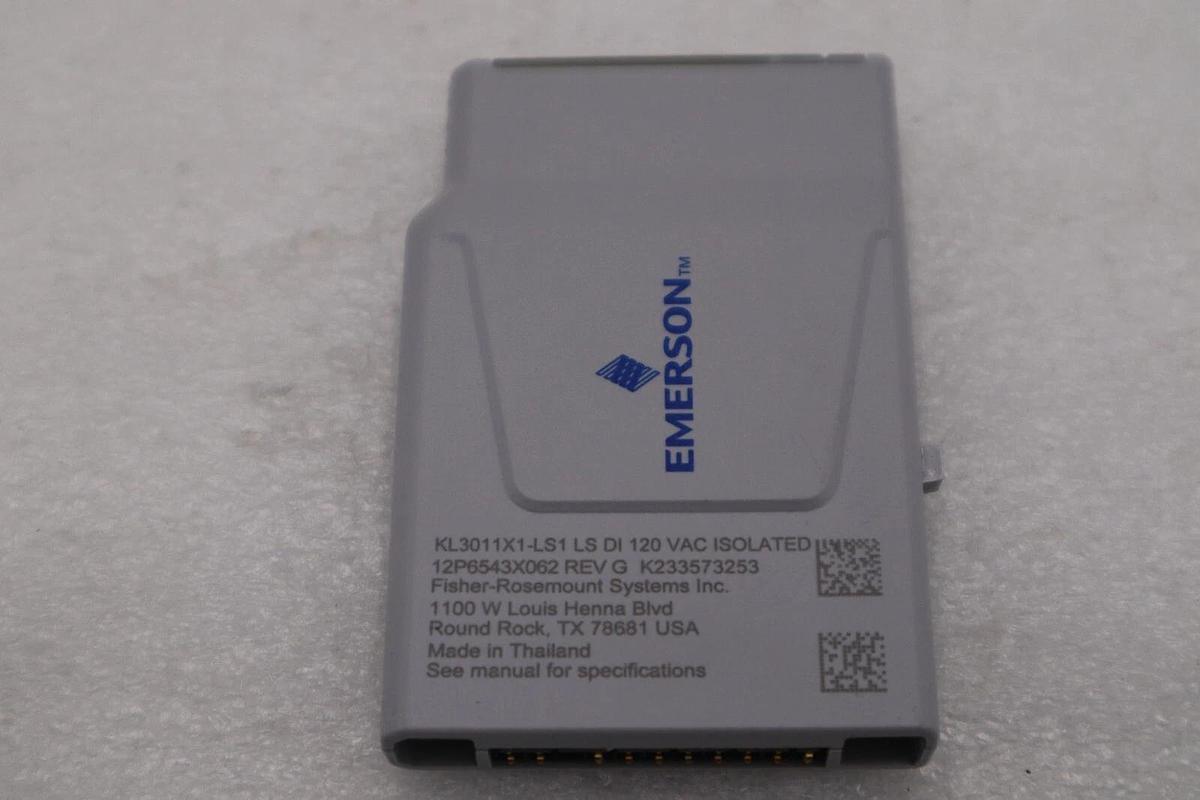 Used EMERSON DELTAV KL3011X1-LS1 LS DI 120 VAC ISOLATED 12P6543X062 STOCK K-167C