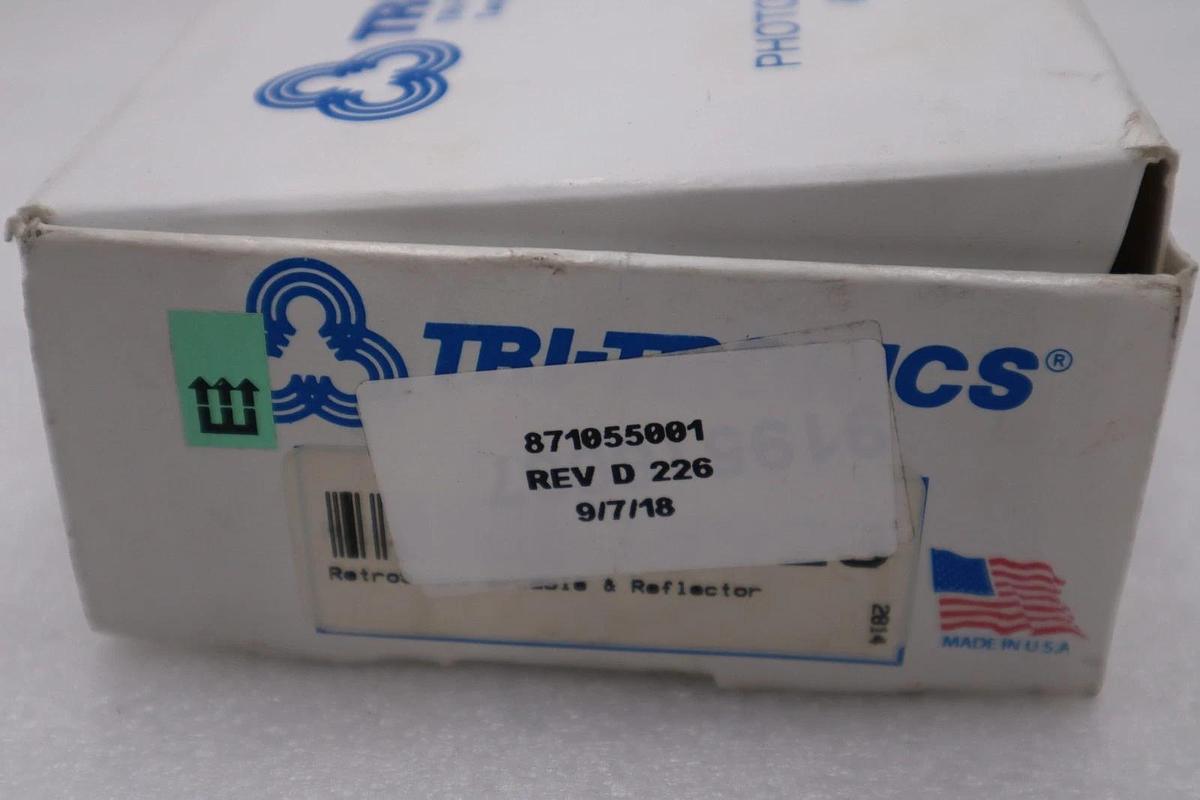 Used BRAND NEW TRI-TRONICS RSR-1 / RSR1 REFLECTIVE SENSOR RETROSMART STOCK H965A