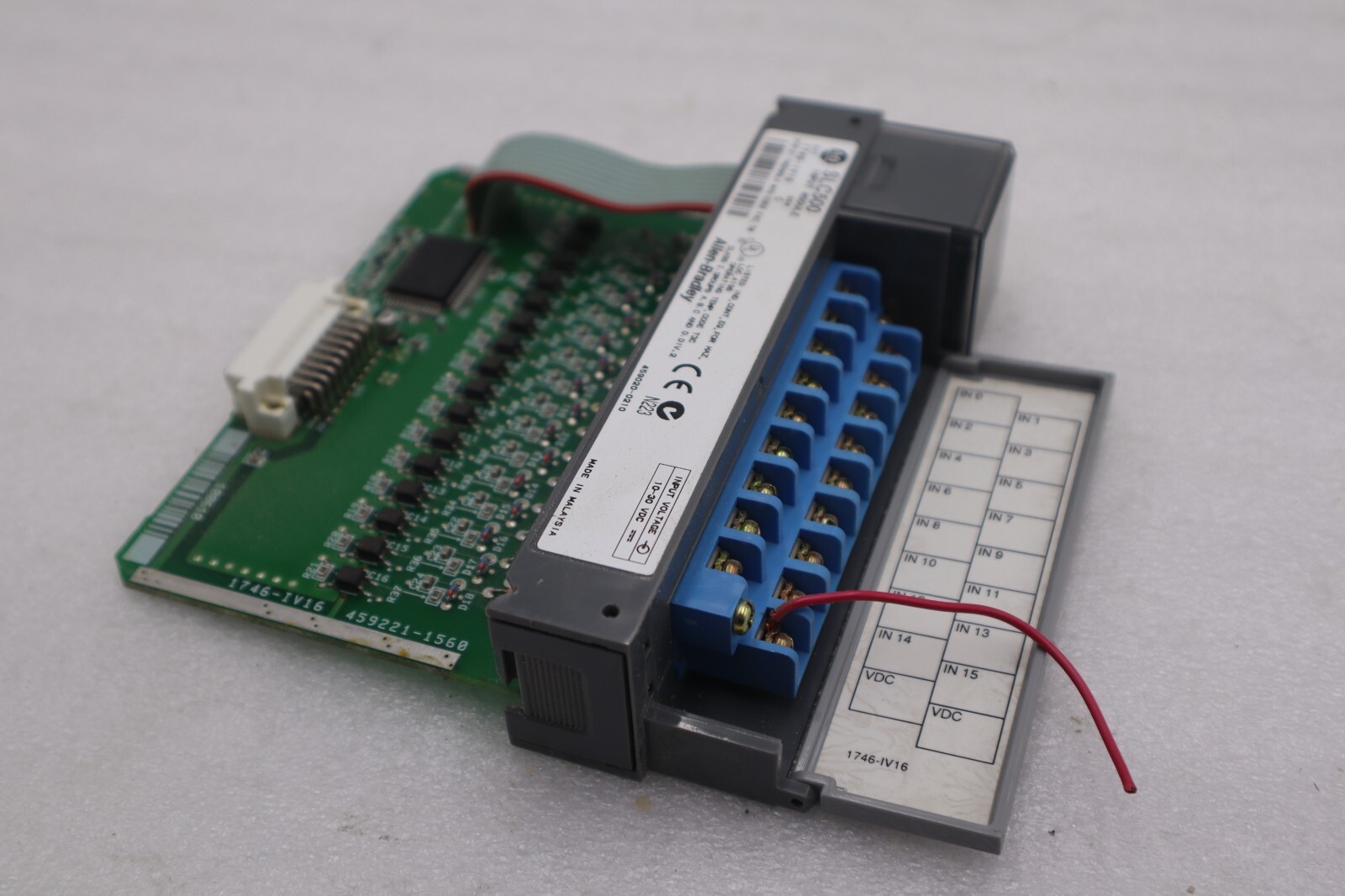 Used ALLEN BRADLEY AB 1746-IV16 / C SLC 500 DC 16 Point Input Module STK K-3952