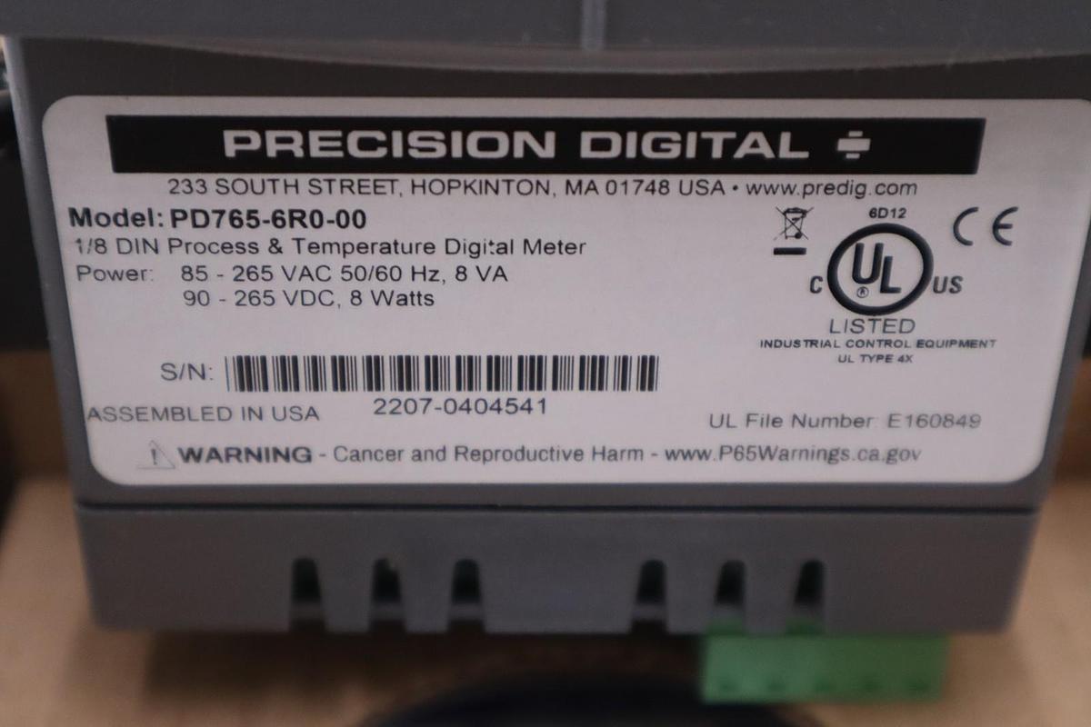 Used NEW OPEN BOX PRECISION DIGITAL PD765-6R0-00 85-265VAC STK GF863A