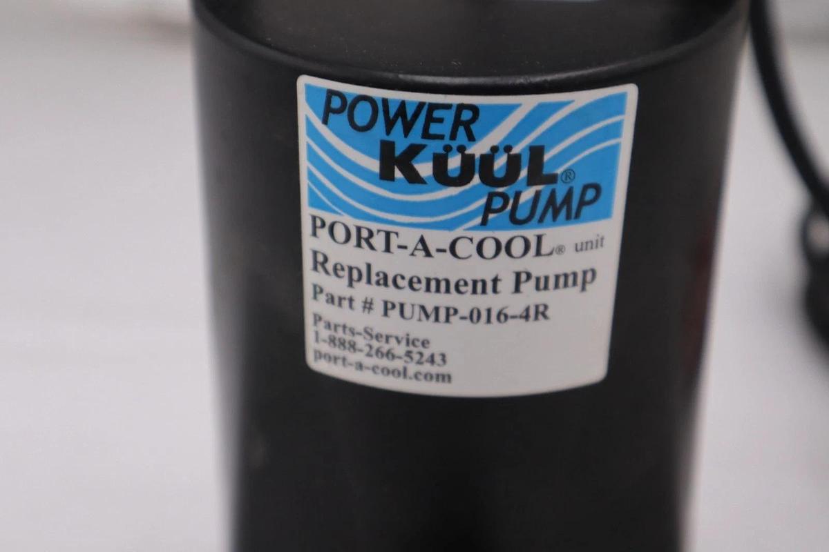 Port-A-Cool Power Kuhl Replacement Pump 115V-60Hz 5A 1PH PUMP-016-4R STK GF1227