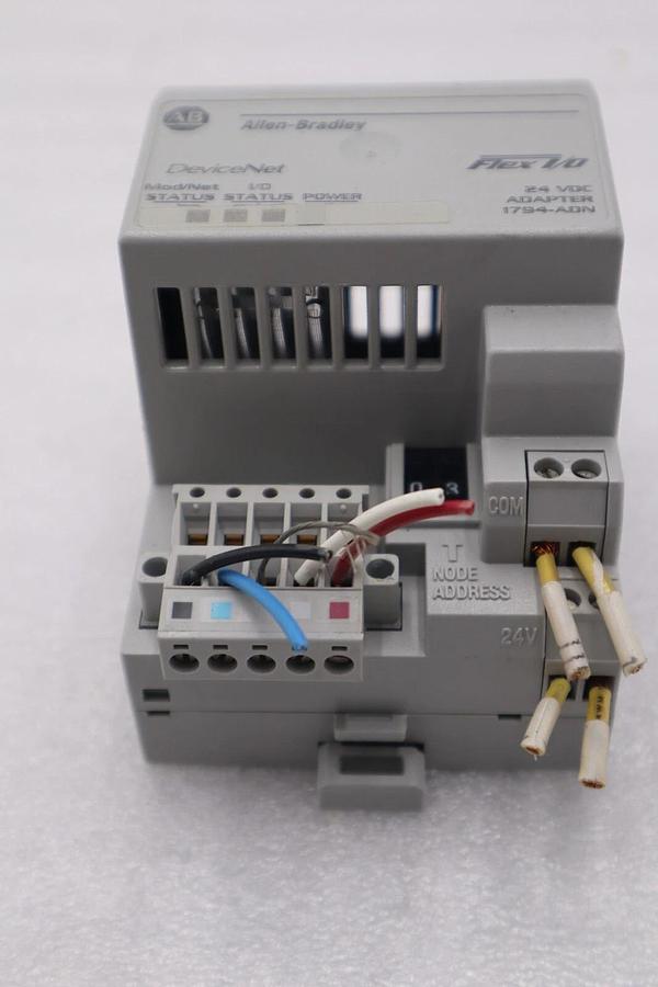 Used Allen Bradley 1794-ADN SER B Flex DeviceNet Adapter 1794ADN STOCK B-1559