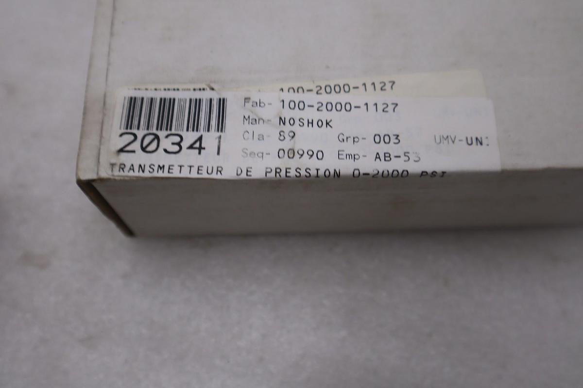 NOSHOK 100-2000-1-1-2-7 / 10020001127 - NEW IN BOX - STOCK K1678A