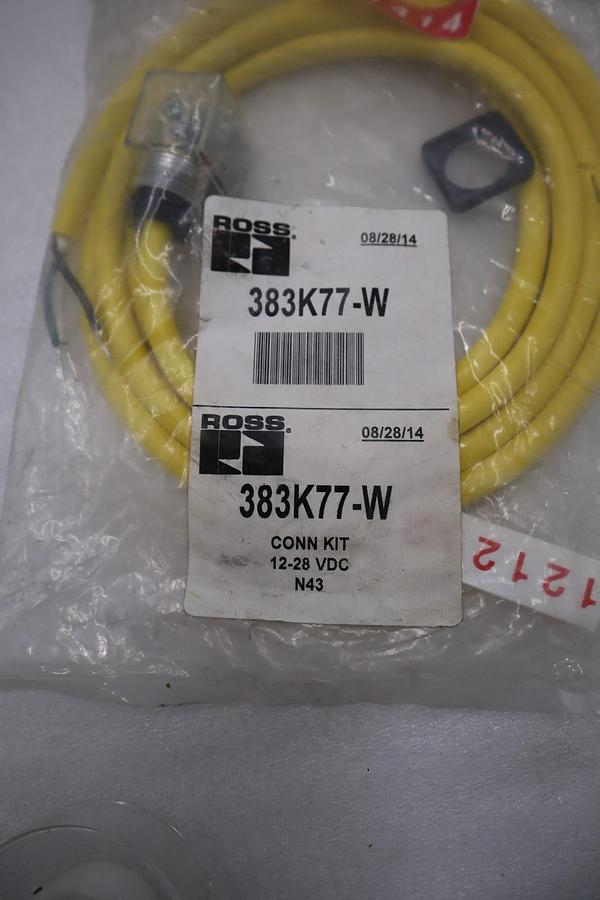 ROSS 383K77-W ELECTRICAL CONNECTOR SOLENOID ACCESSORY STOCK H1532