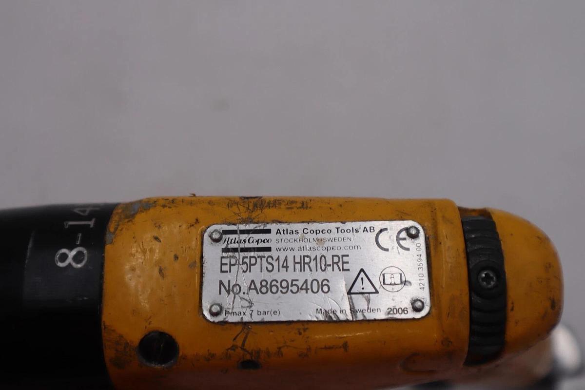 Used Atlas Copco EP 5 PTS14 HR10-RE Pneumatic 3/8" Drive EP5PTS14 Nutrunner STK 1012A