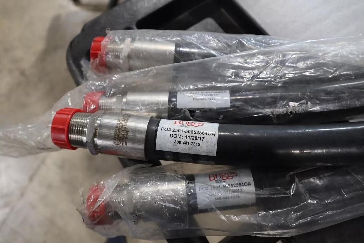 Used Briggs PO# 2501-50652364OA HOSE LOT OF FOUR UNITS STOCK 708-A