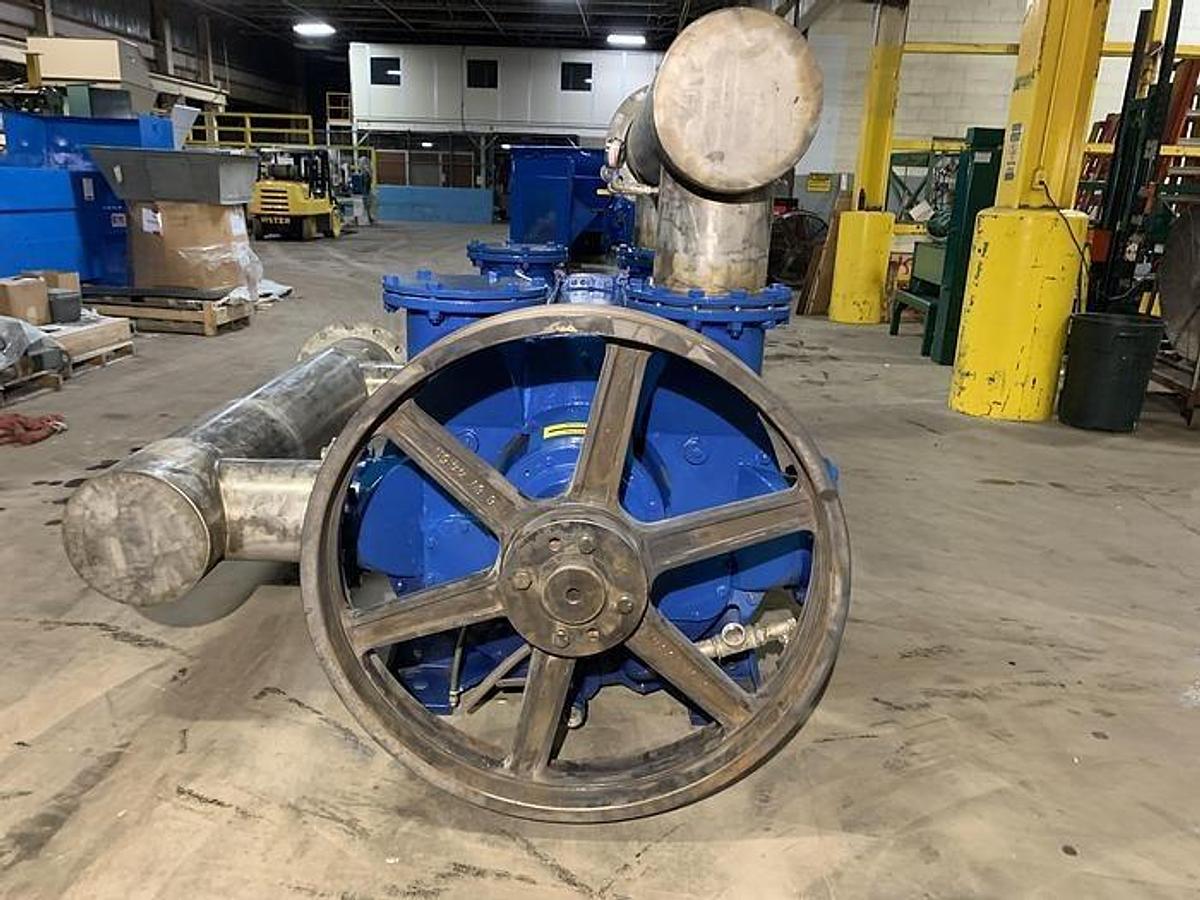 Used NES MODEL 2BE 42 2BE3426-2BY3-3 SINGLE STAGE VACUUM PUMP
