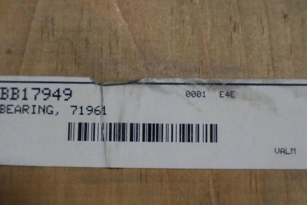 VALMET BEARING 71961 TWO AVAILABLE NEW UNIT STOCK S-491