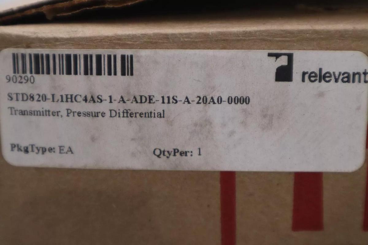 Used NEW Honeywell STD820-L1HC4AS-1-A-ADE-11S-A-20A0-00-0000 Transmitter STOCK 4591