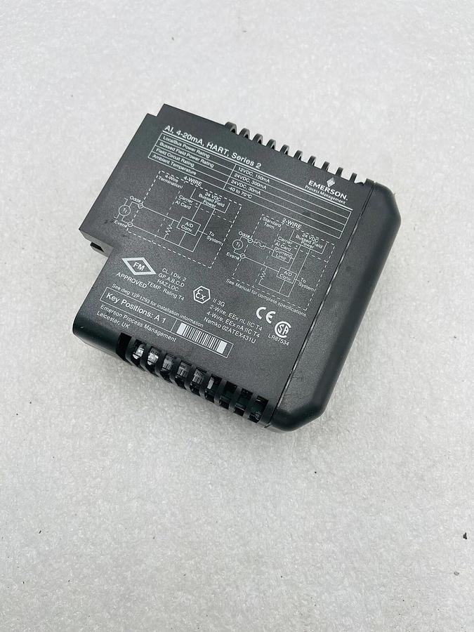 Used EMERSON DELTAV KJ3222X1-BA1 AI CARD 8 CHANNELS 4-20 MA HART SERIES 2 #K-2622