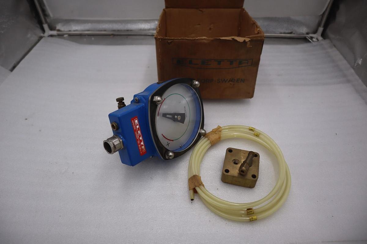 Used ELETTA S10-S15S LIQUID WATER FLOW MONITOR 218165 RANGE 2-20 L/MIN NEW #5622A