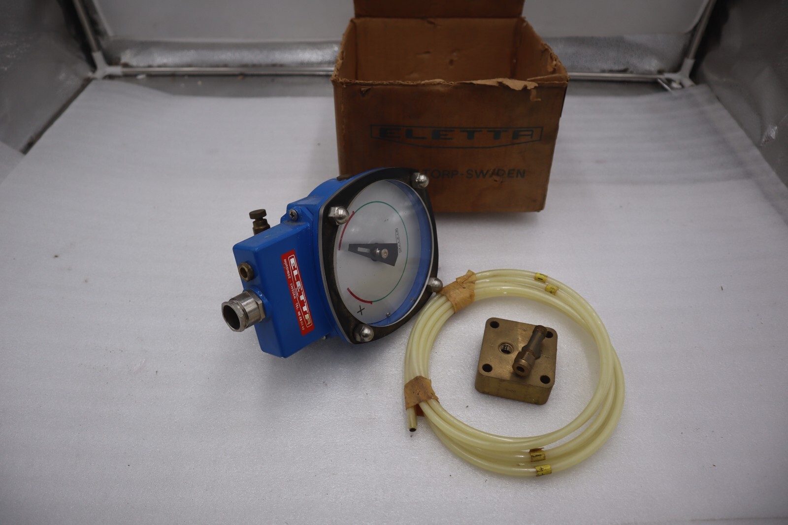Used ELETTA S10-S15S LIQUID WATER FLOW MONITOR 218165 RANGE 2-20 L/MIN NEW #5622A