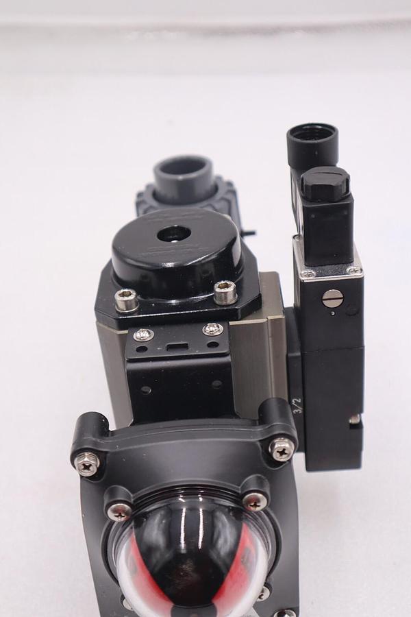 VALWORX 530163 AP063 PNEUMATIC ACTUATOR W/ 529102A SOLENOID 529910A VALVE #005-A