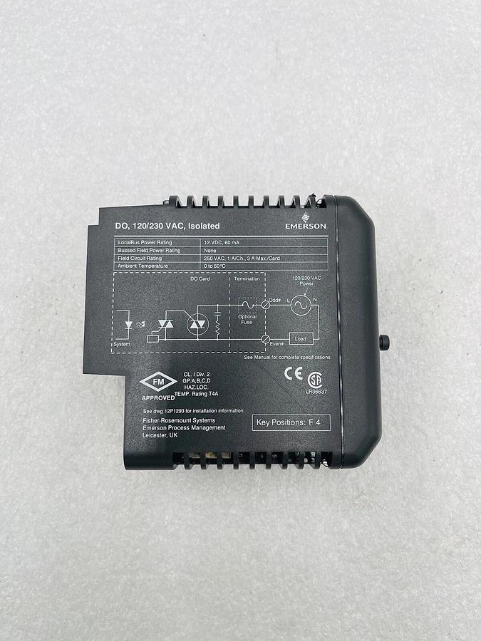 Used EMERSON DELTAV KJ3001X1-BH1 120/230VAC NSNP #K-2594