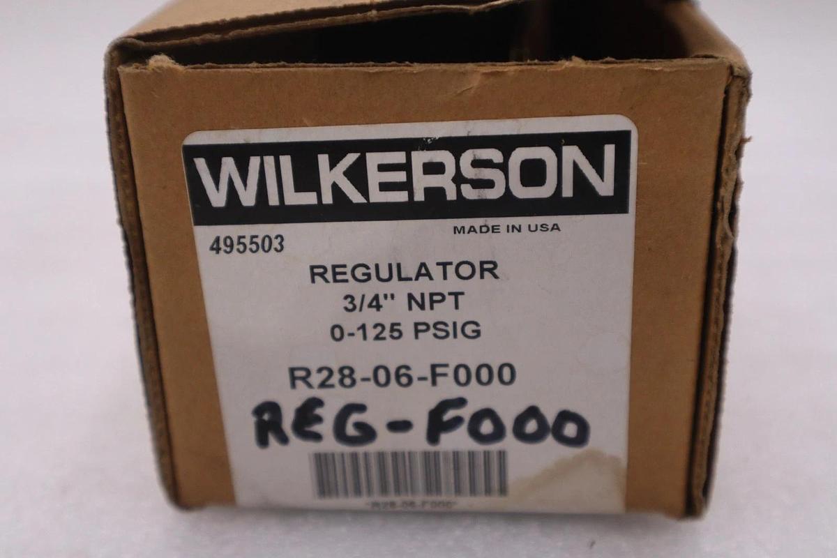 Used WILKERSON R28-06-F000 REGULATOR R2806F000 - NEW - STOCK GF610A