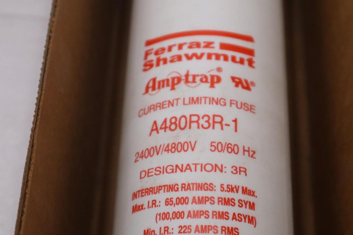 NEW FERRAZ SHAWMUT A480R3R-1 AMP-TRAP FUSE A480R3R1 - STOCK GF867