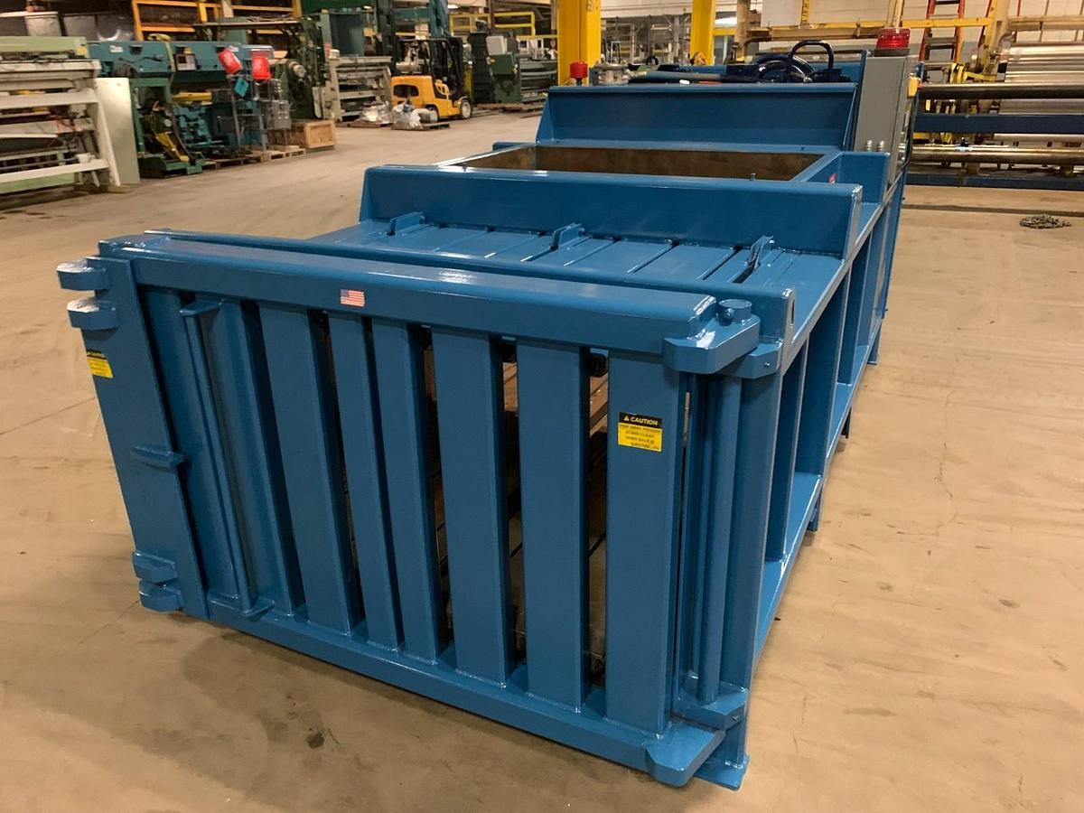 Used EXCEL EX-60 AUTOMATIC MANUAL TIE BALER WITH CONVEYOR VIDEO AVAILABLE