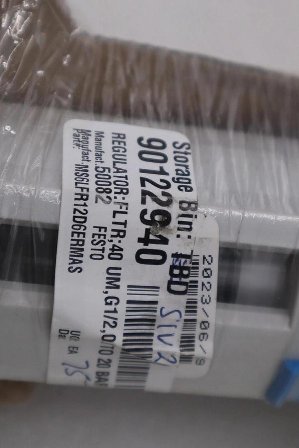 NEW OPEN BOX  FESTO pressure relief valve MS6-LFR-1/2-D6-E-R-M-AS STOCK  5579-A