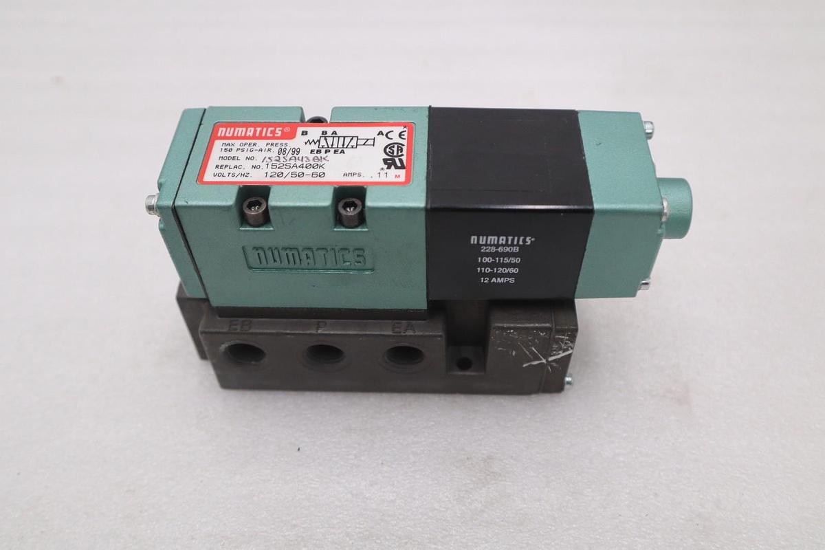 Used NUNATICS 152SA430K VALVE STOCK #GF-687A