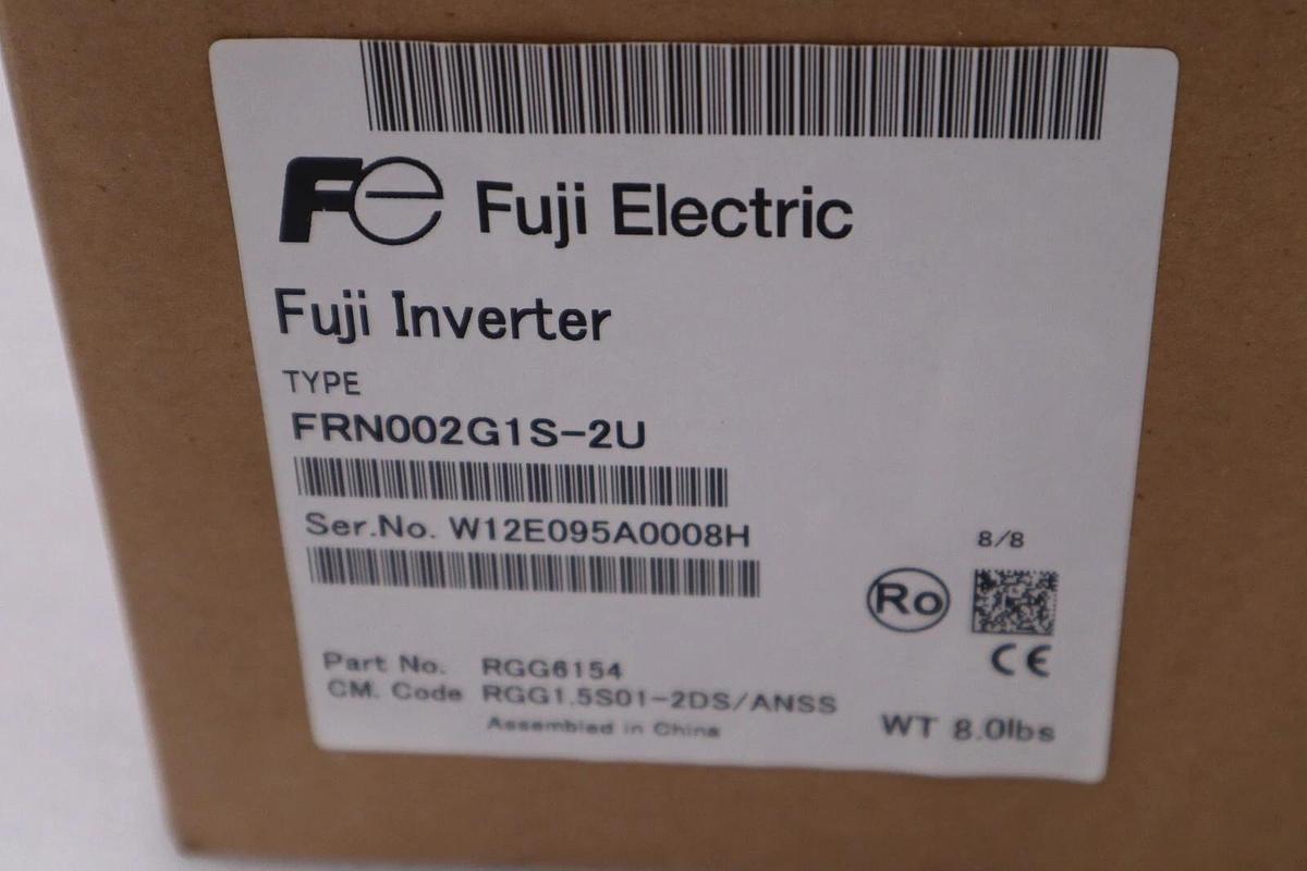 Used FUJI ELECTRIC FRN002G1S-2U FREQUENCY DRIVE MEGA SERIES 2 HP HIGH/LOW DUTY #5004A