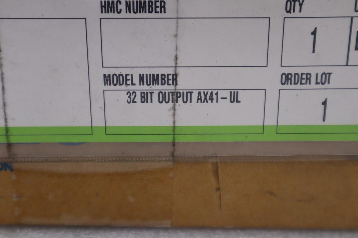 Used NEW OPEN BOX Mitsubishi AX41-UL Melsec Input Module 32 Point AX41UL STOCK 5230