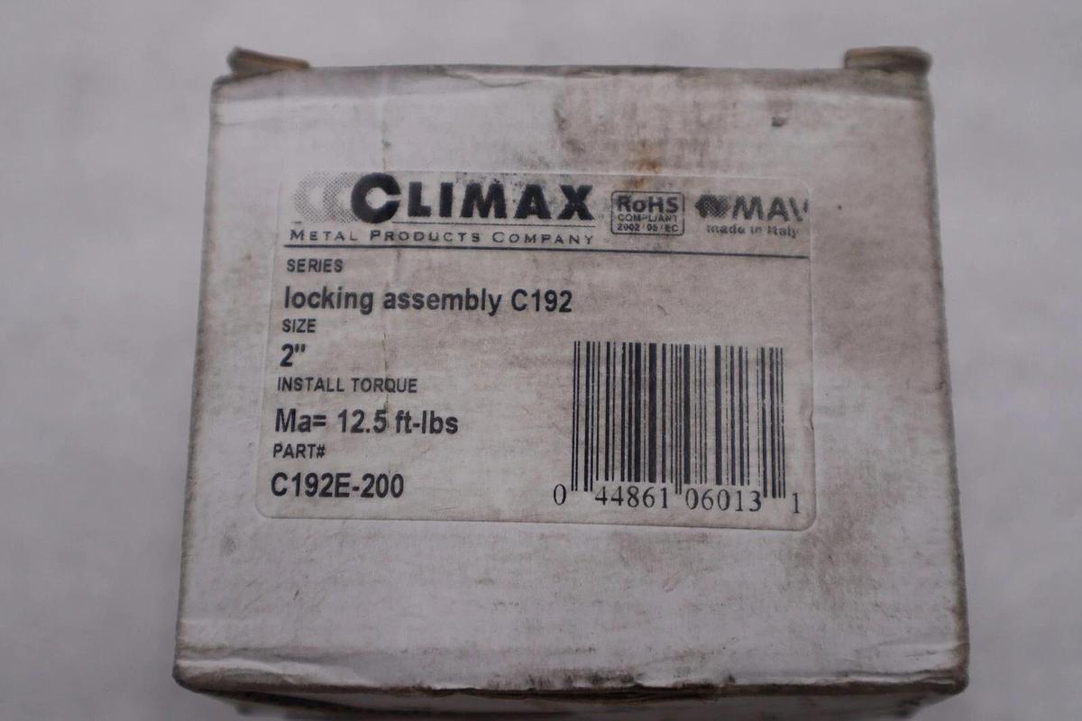 Used NEW Climax Metal Products C192E-200 Keyless Locking Assembly STOCK H246A